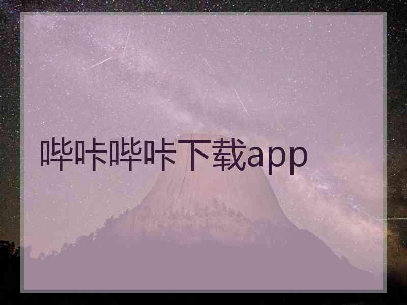 哔咔哔咔下载app