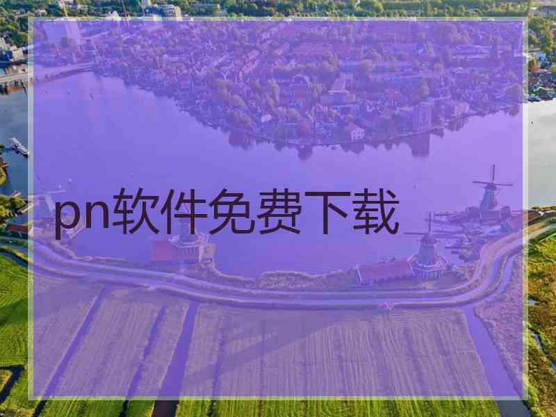 pn软件免费下载