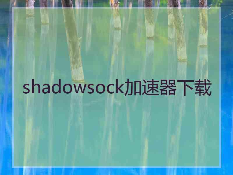 shadowsock加速器下载