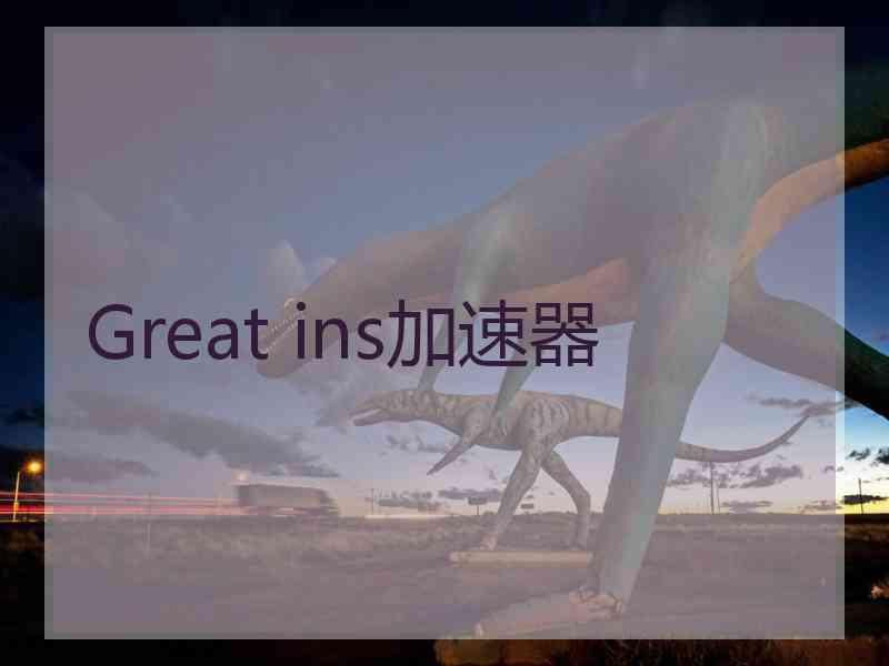 Great ins加速器