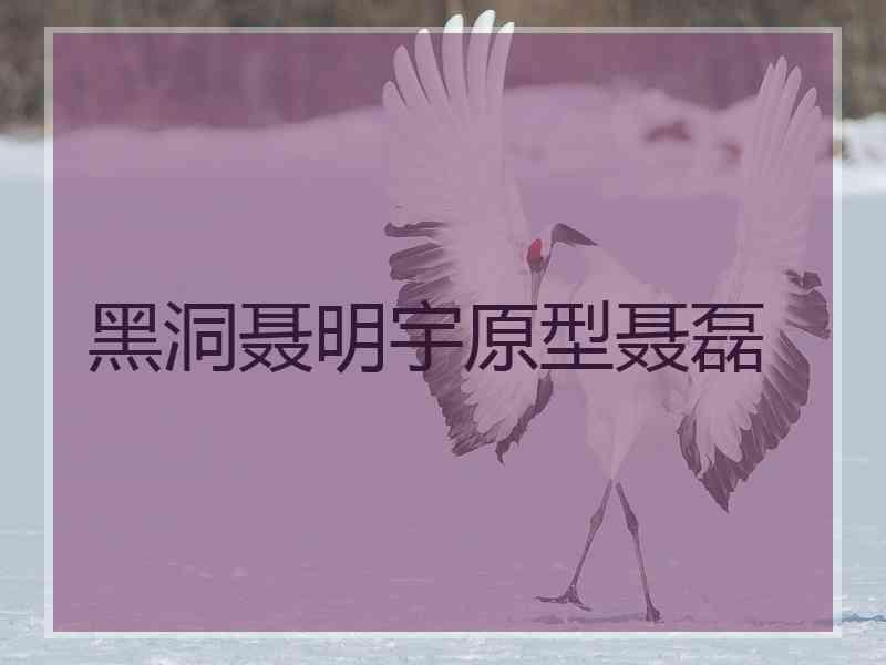 黑洞聂明宇原型聂磊