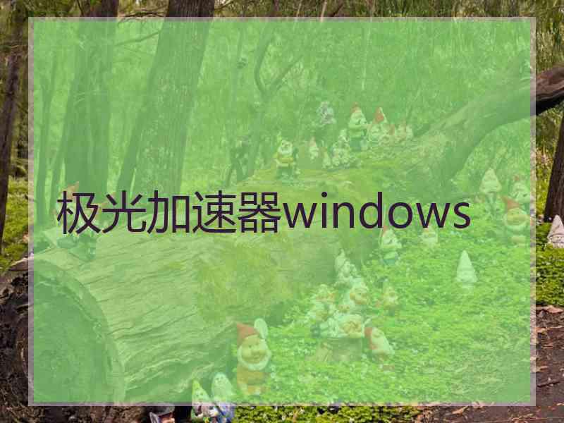 极光加速器windows