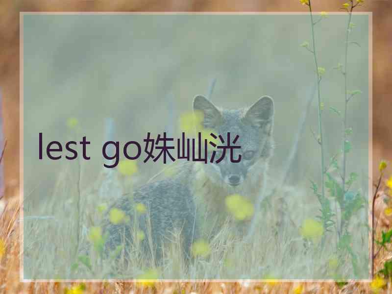 lest go姝屾洸