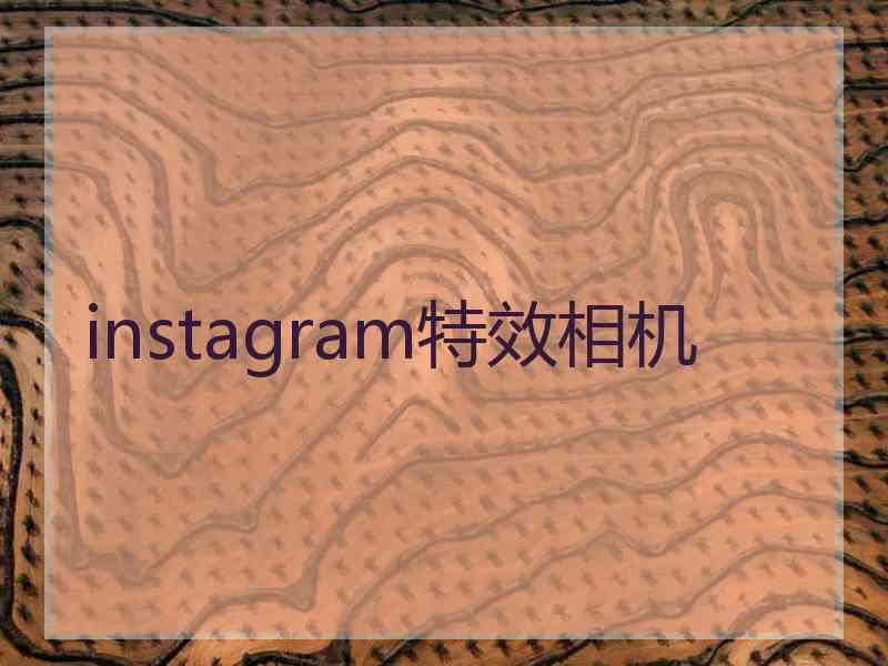 instagram特效相机