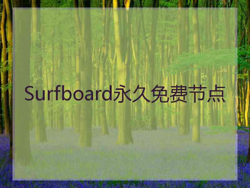 Surfboard永久免费节点