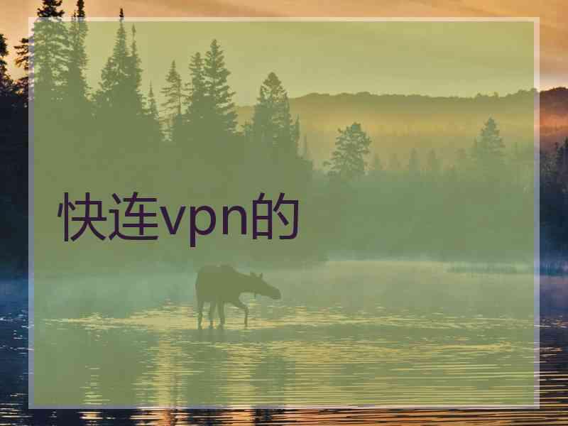 快连vpn的