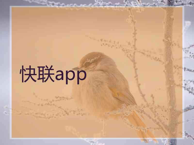 快联app