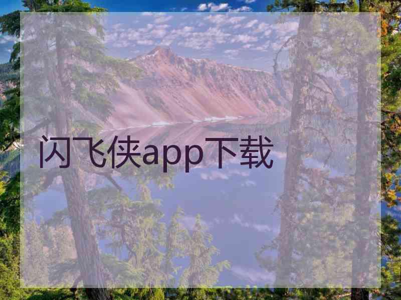 闪飞侠app下载