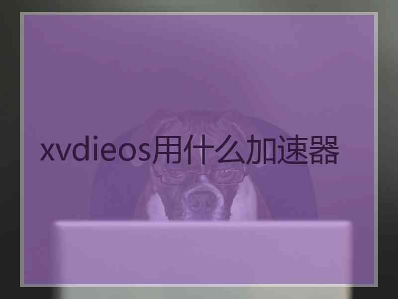 xvdieos用什么加速器