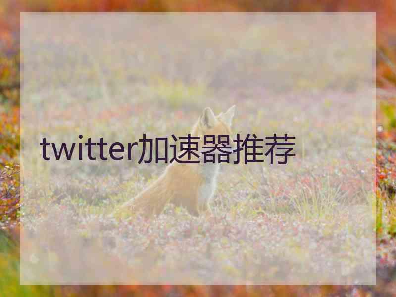 twitter加速器推荐