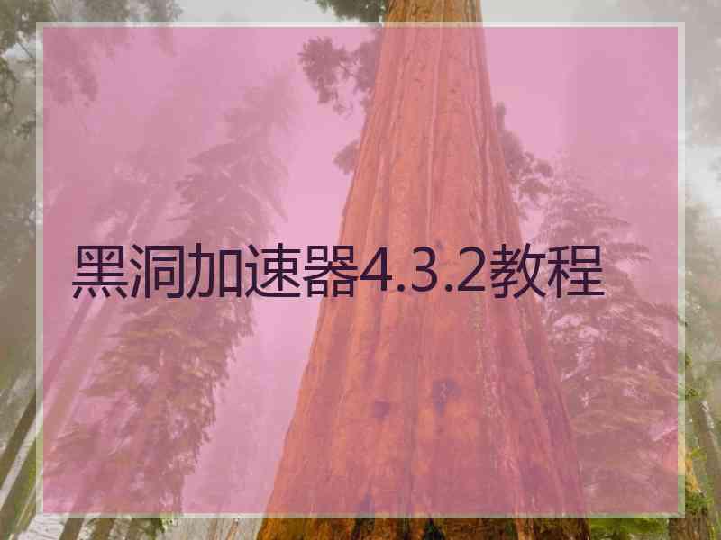 黑洞加速器4.3.2教程