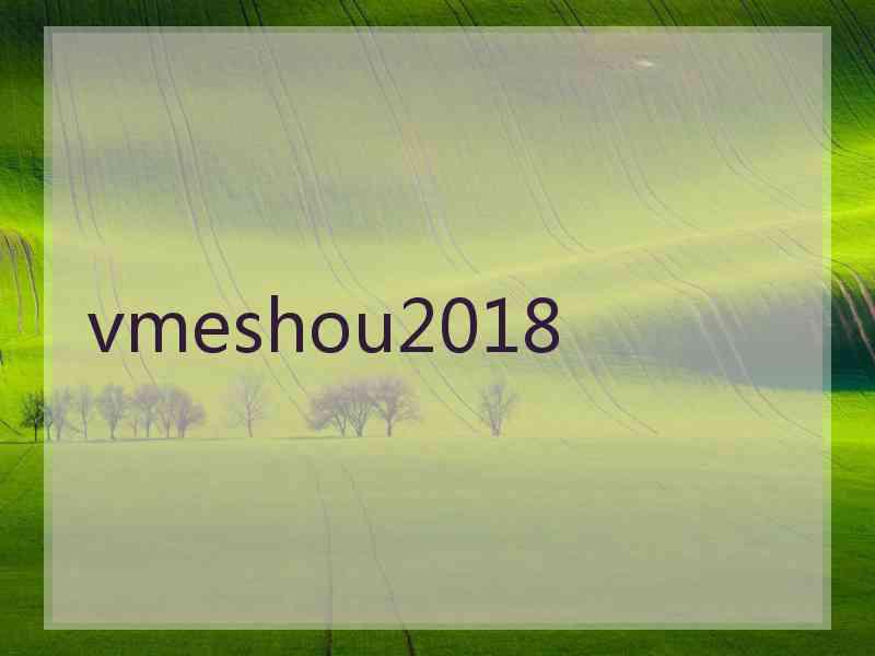 vmeshou2018