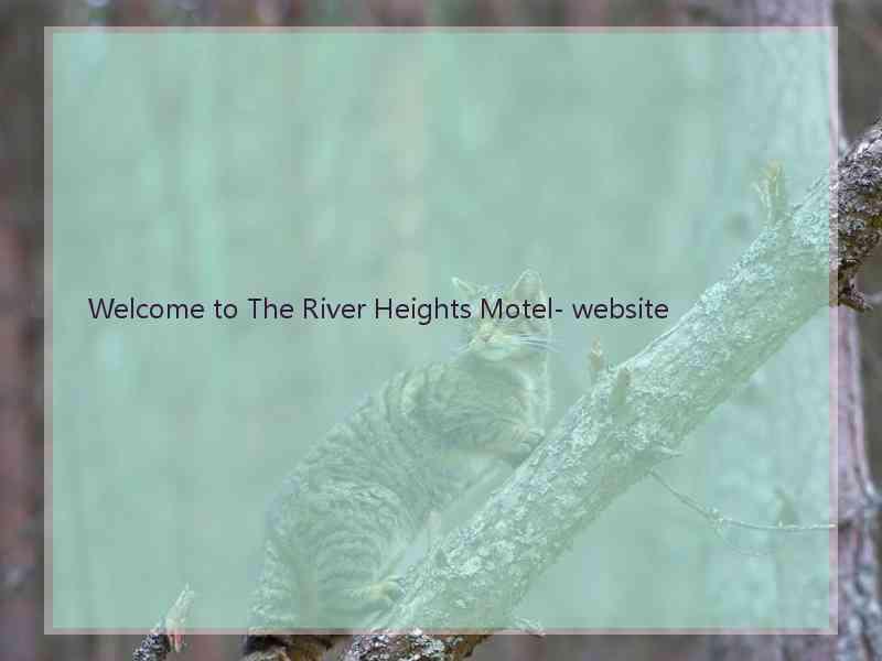 Welcome to The River Heights Motel- website  