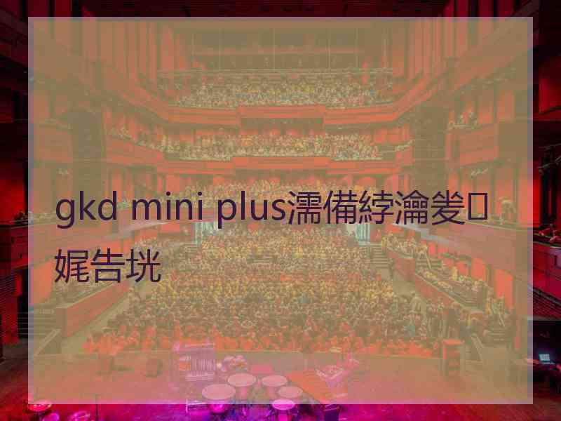 gkd mini plus濡備綍瀹夎娓告垙