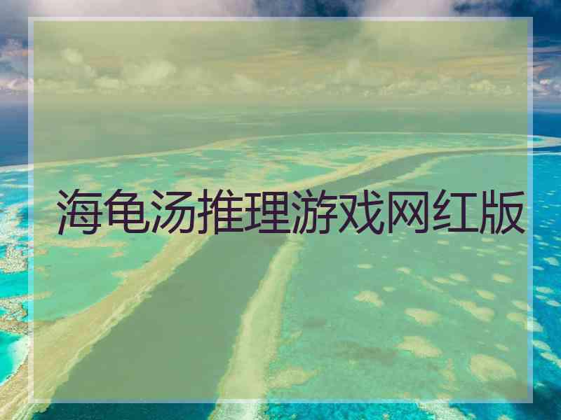 海龟汤推理游戏网红版