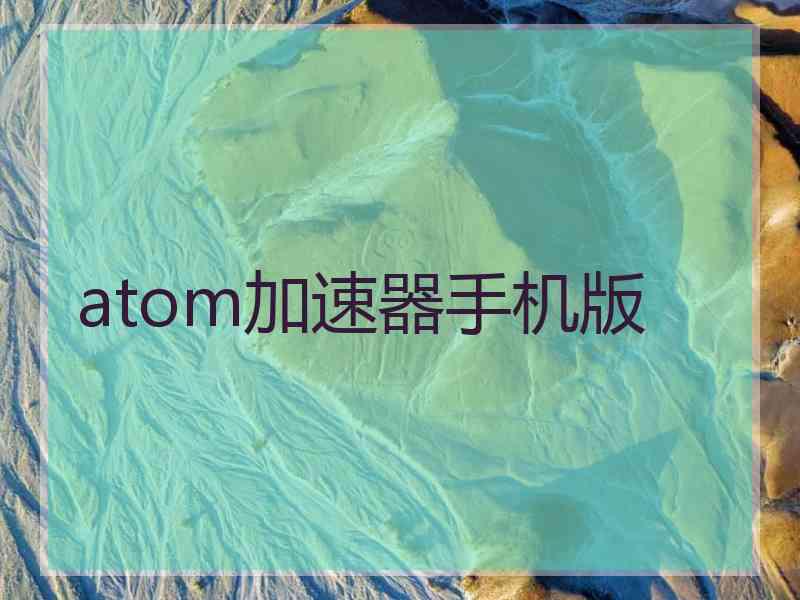 atom加速器手机版