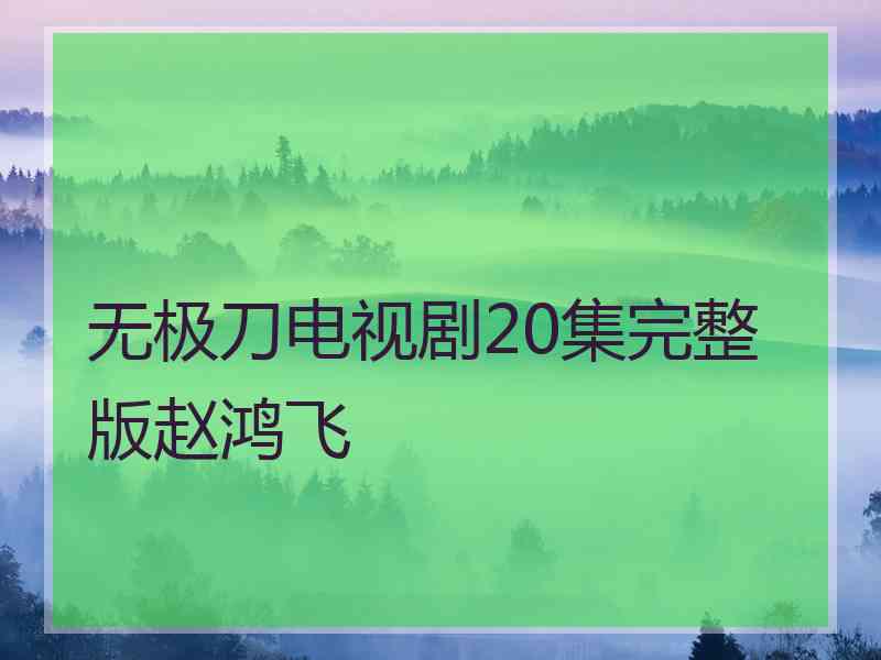 无极刀电视剧20集完整版赵鸿飞