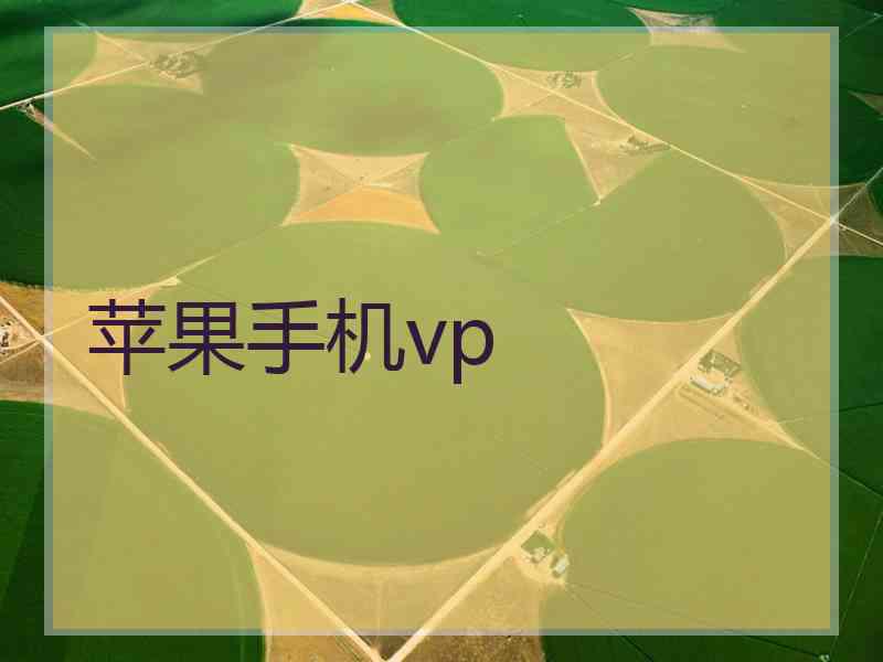 苹果手机vp