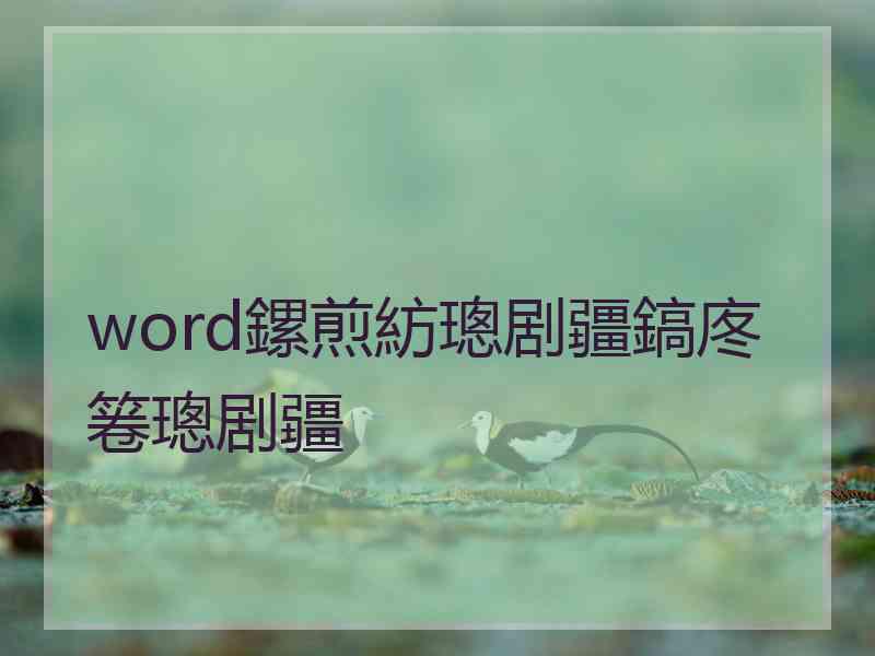 word鏍煎紡璁剧疆鎬庝箞璁剧疆