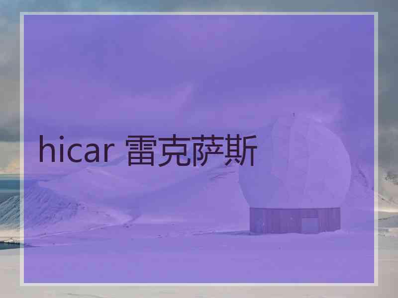 hicar 雷克萨斯