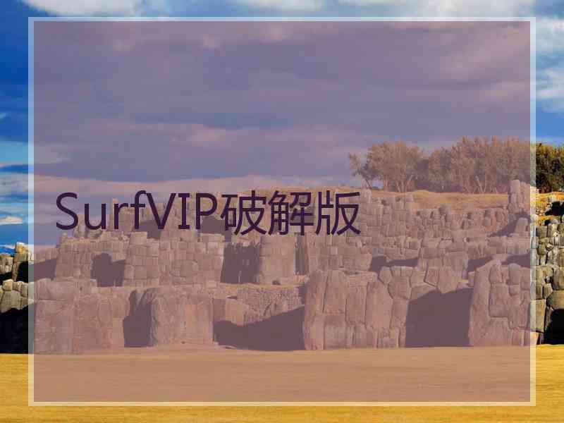 SurfVIP破解版