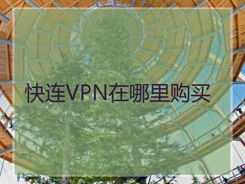 快连VPN在哪里购买