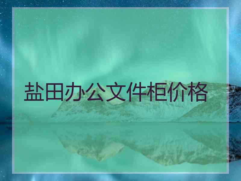 盐田办公文件柜价格