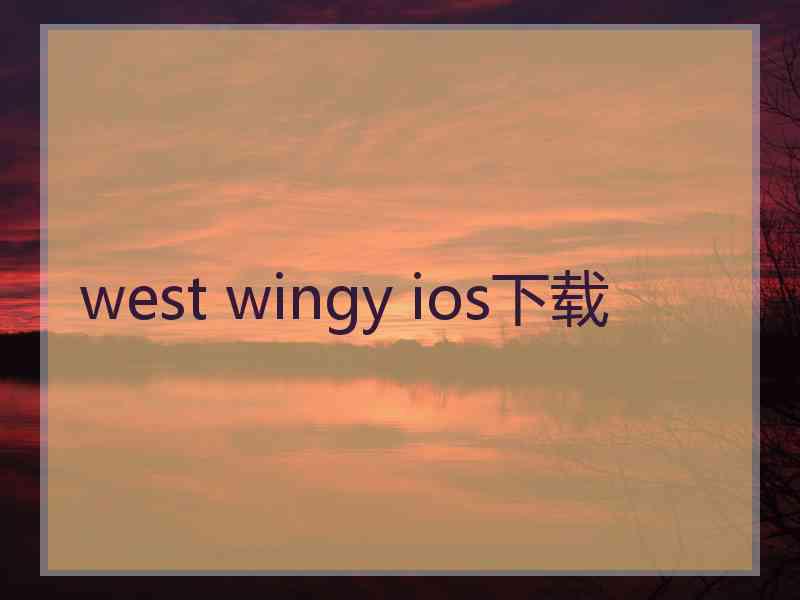 west wingy ios下载