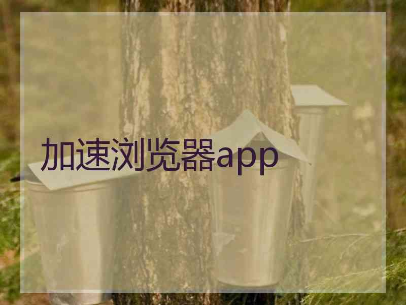 加速浏览器app