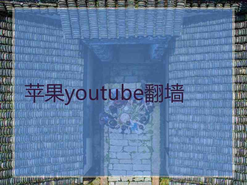 苹果youtube翻墙