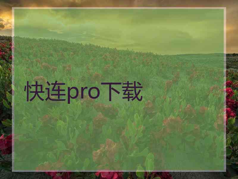 快连pro下载