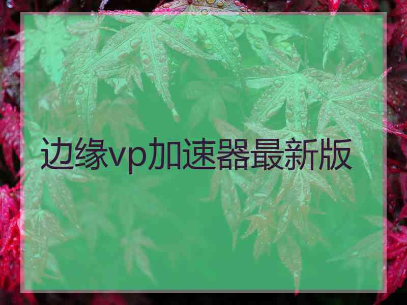 边缘vp加速器最新版