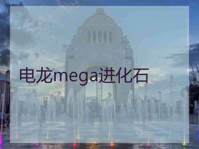 电龙mega进化石