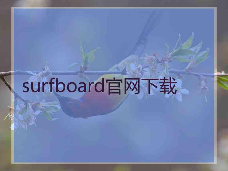 surfboard官网下载