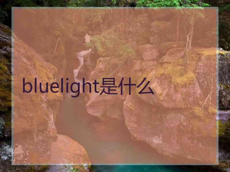 bluelight是什么