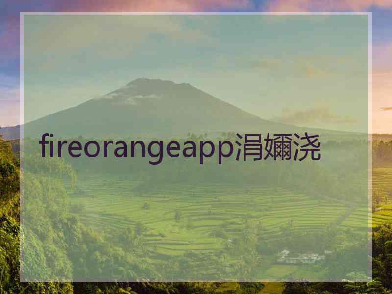 fireorangeapp涓嬭浇