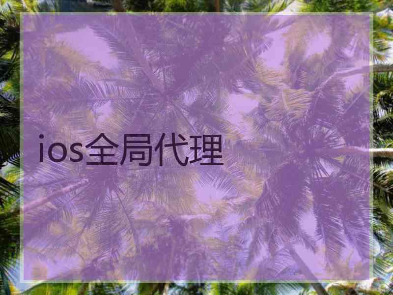 ios全局代理