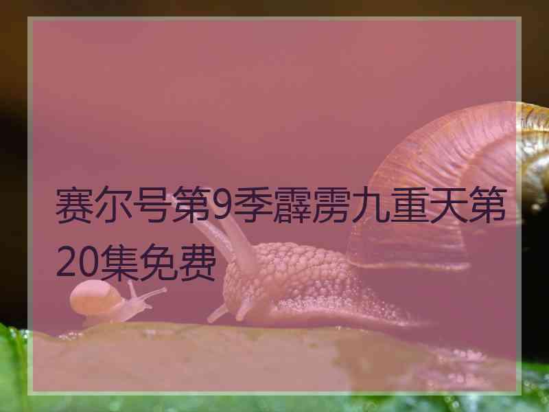 赛尔号第9季霹雳九重天第20集免费