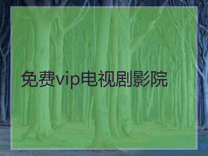 免费vip电视剧影院