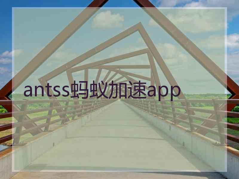 antss蚂蚁加速app