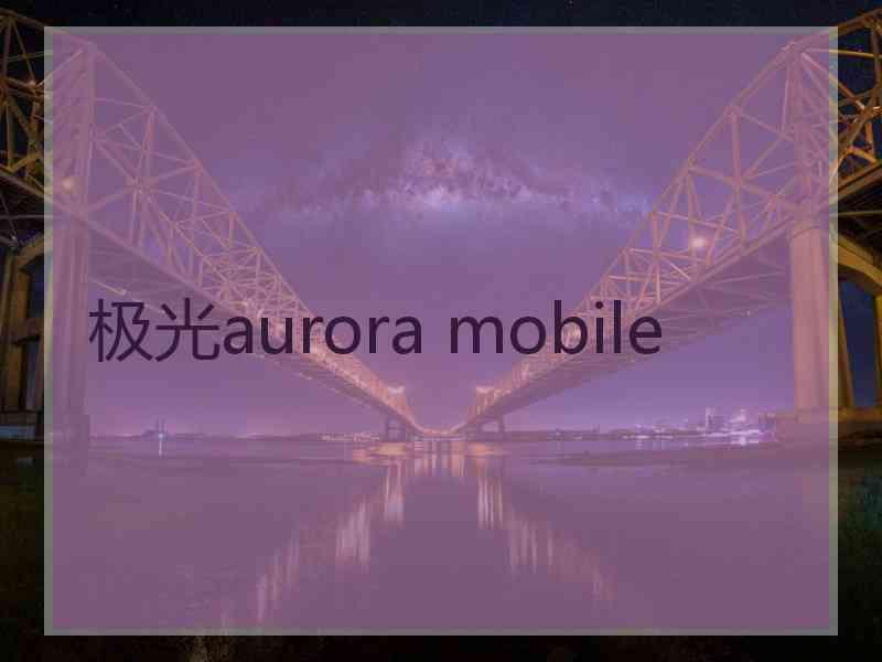 极光aurora mobile