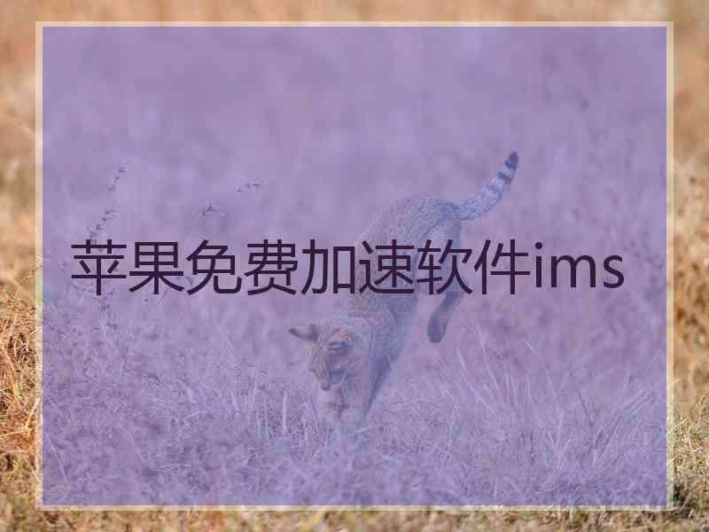 苹果免费加速软件ims