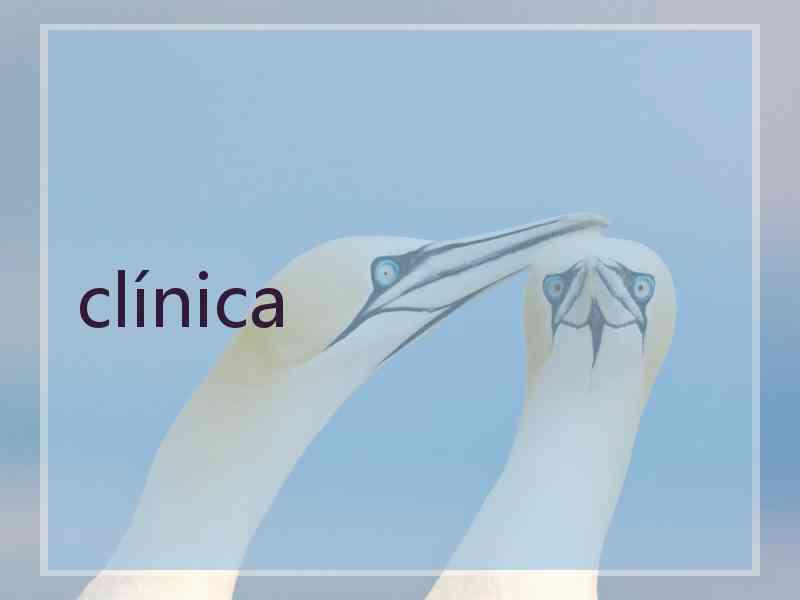 clínica