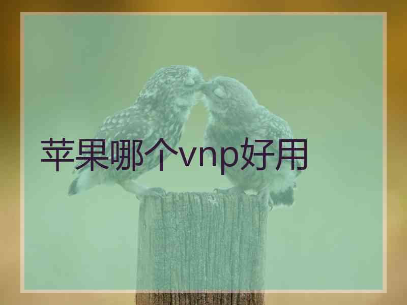 苹果哪个vnp好用