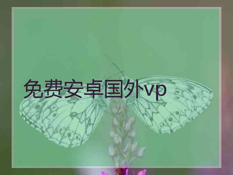 免费安卓国外vp