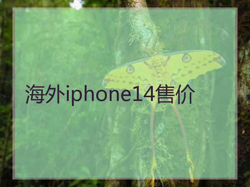 海外iphone14售价