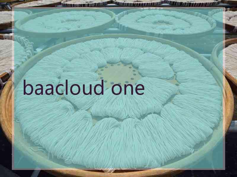 baacloud one