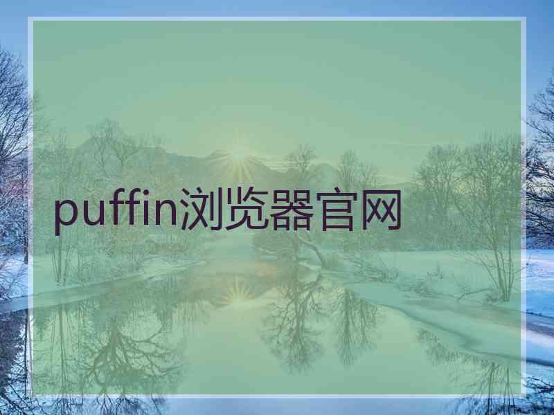 puffin浏览器官网