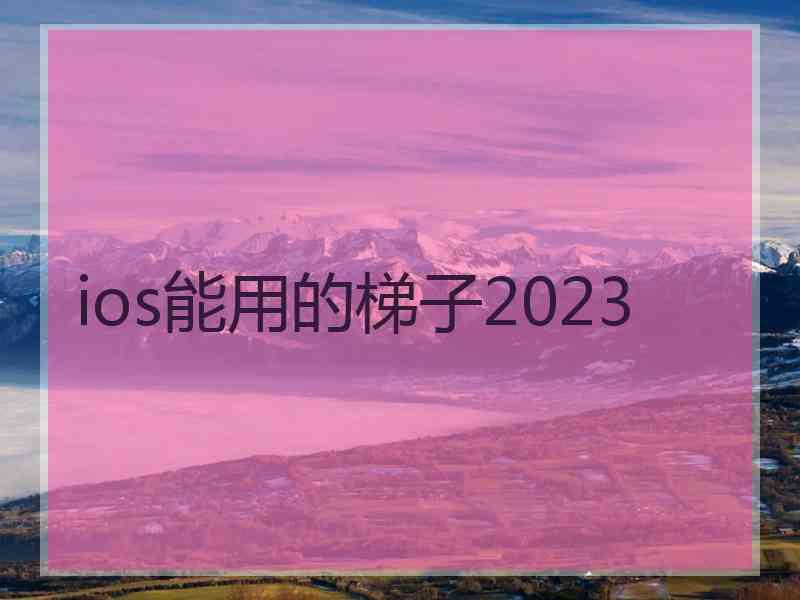 ios能用的梯子2023