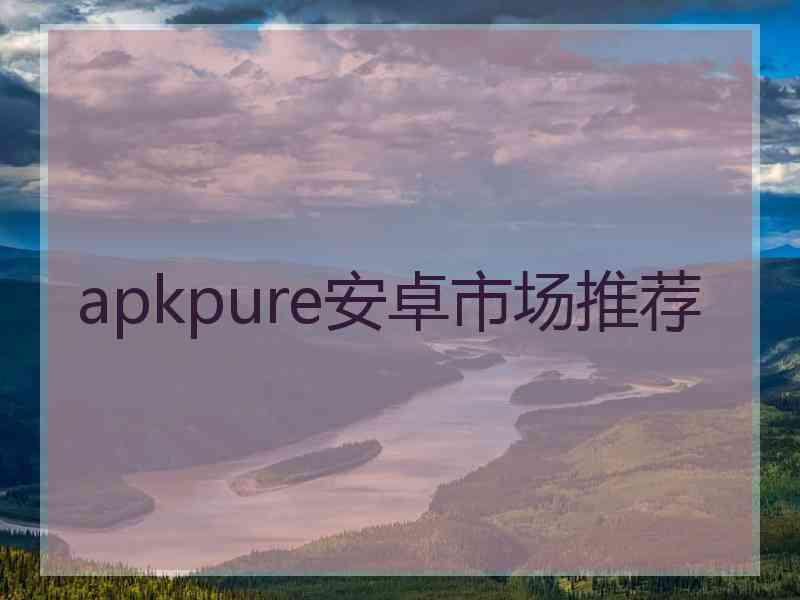 apkpure安卓市场推荐